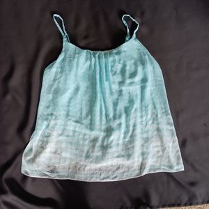 Spaghetti strap flowy tank top